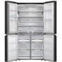Hisense 579 Litres Freestanding American Fridge Freezer - Black Steel