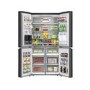 Refurbished Hisense RQ758N4SWFE 609 Litre Frost Free American Fridge Freezer Black