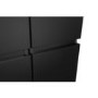 Refurbished Hisense RQ758N4SWFE 609 Litre Frost Free American Fridge Freezer Black