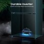 Hisense KitchenFit 591 Litre Four Door American Fridge Freezer - Black
