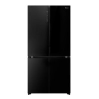 Hisense KitchenFit 591 Litre Four Door American Fridge Freezer - Black