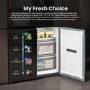 Hisense KitchenFit 591 Litre Four Door American Fridge Freezer - Black