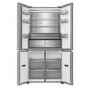 Hisense KitchenFit 591 Litre Four Door American Fridge Freezer - Silver