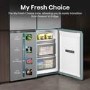 Hisense KitchenFit 591 Litre Four Door American Fridge Freezer - Silver