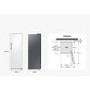 Samsung 387 Litre Freestanding Larder Fridge - Black