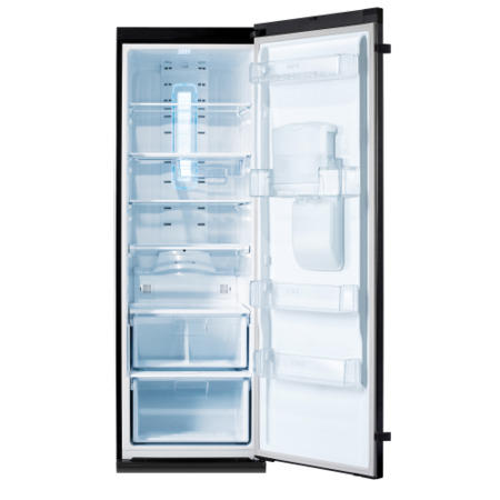 Samsung RR82PBBB1 Freestanding Fridge with Water Dispenser in Gloss Black