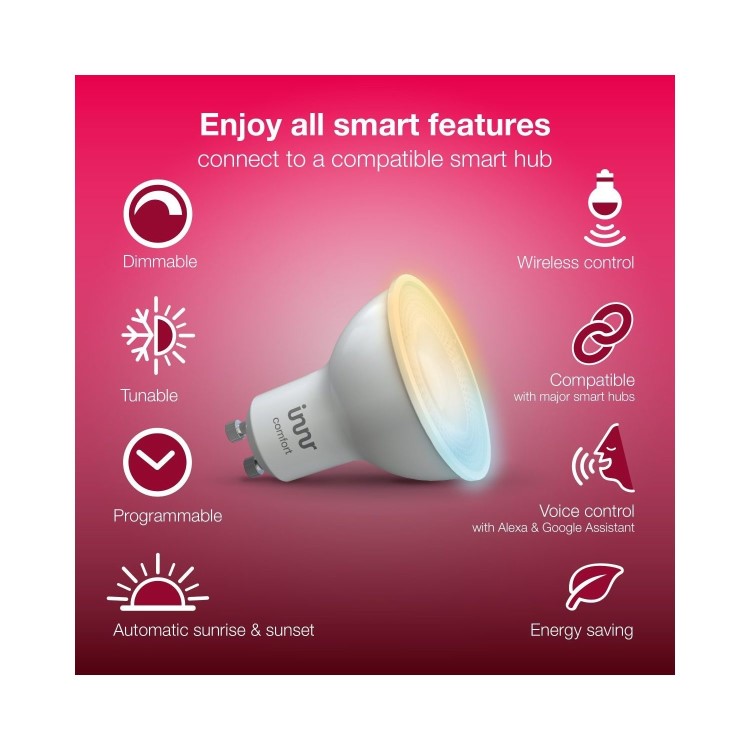 Innr Smart Spot GU10 comfort 350lm Zigbee 3.0 - 2 Pack