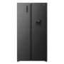 Hisense PureFlat 541 Litre Side-by-Side American Fridge Freezer - Black