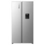 Hisense PureFlat 541 Litre Side-by-Side American Fridge Freezer - Silver