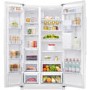 GRADE A2 - Samsung RS52N3313WW No Frost Side-by-side Fridge Freezer With Non-plumbed Water Dispenser - White