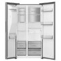 Hisense PureFlat 528 Litre Side-By-Side American Fridge Freezer - Silver