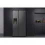 Hisense 566 Litre Side-By-Side American Fridge Freezer - Black