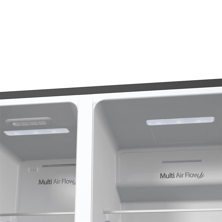 Hisense 566 Litre Side-By-Side American Fridge Freezer - Black