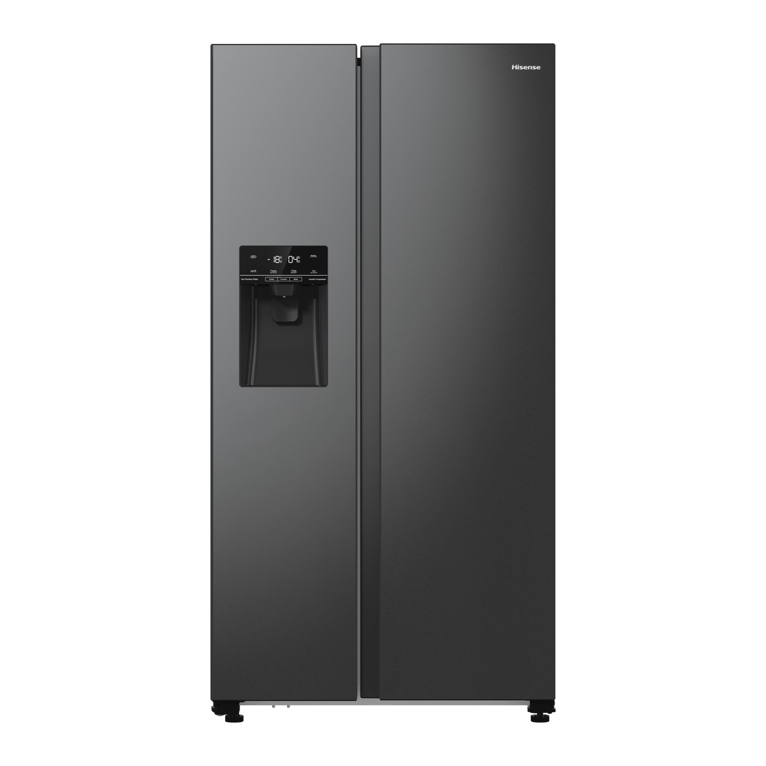 Hisense Pureflat 566 Litre Side-By-Side American Fridge Freezer RS5P535NTFDUK