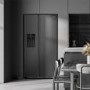 Hisense 566 Litre Side-By-Side American Fridge Freezer - Black