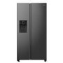 Hisense 566 Litre Side-By-Side American Fridge Freezer - Black