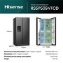 Hisense 566 Litre Side-By-Side American Fridge Freezer - Black