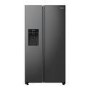 Hisense 566 Litre Side-By-Side American Fridge Freezer - Black