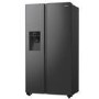 Hisense 566 Litre Side-By-Side American Fridge Freezer - Black
