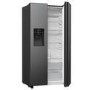 Hisense 566 Litre Side-By-Side American Fridge Freezer - Black