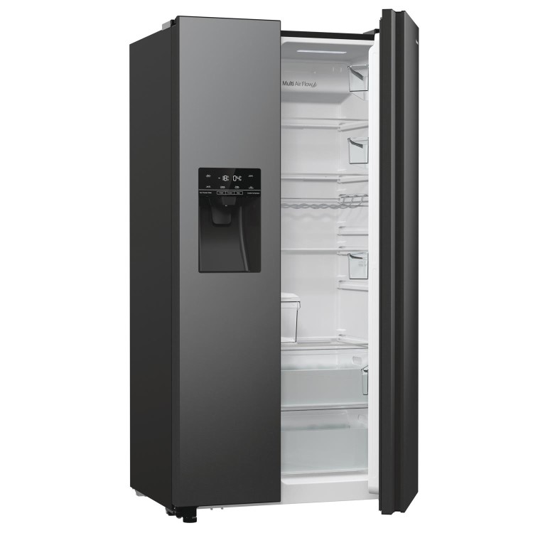 Hisense 566 Litre Side-By-Side American Fridge Freezer - Black