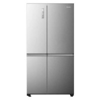 Hisense PureFlat 644 Litre Side-by-Side American Fridge Freezer - Silver