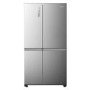 Hisense PureFlat 644 Litre Side-by-Side American Fridge Freezer - Silver