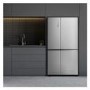 Hisense PureFlat 644 Litre Side-by-Side American Fridge Freezer - Silver