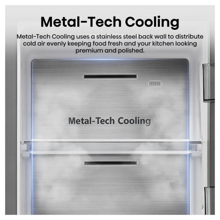 Hisense PureFlat 644 Litre Side-by-Side American Fridge Freezer - Silver