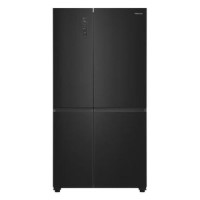 Hisense PureFlat 644 Litre Side-by-Side American Fridge Freezer - Black
