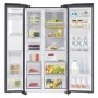 Refurbished Samsung RS65DG54M3B1EU Freestanding 635 Litre Frost Free American Fridge Freezer with SpaceMax Black