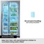 Samsung 635 Litre Side-by-Side American Fridge Freezer with SpaceMax - Black