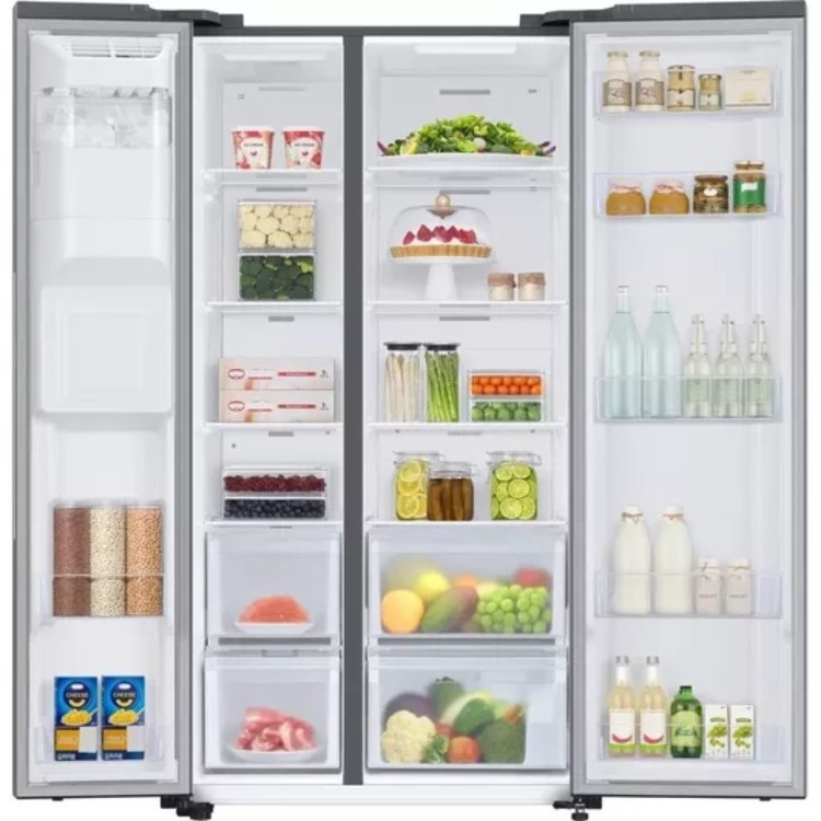 Samsung Series 7 634 Litre Side-by-Side American Fridge Freezer with SpaceMax - Stainless Steel