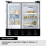 Samsung Series 7 SpaceMax 634 Litre Amercian Fridge Freezer - Silver