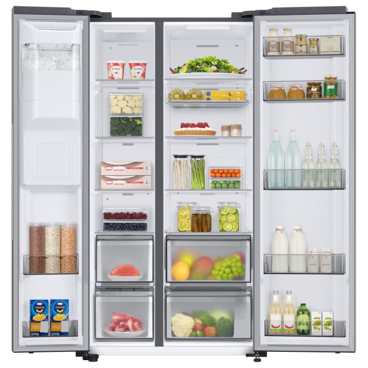 Samsung Series 7 SpaceMax 634 Litre Amercian Fridge Freezer - Silver