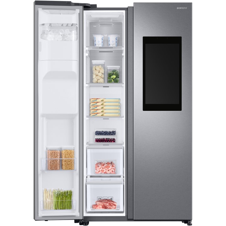 GRADE A2 - Samsung RS68N8941SL 613 Litre American Style Fridge Freezer Touchscreen 2 Door 91cm Wide - Silver