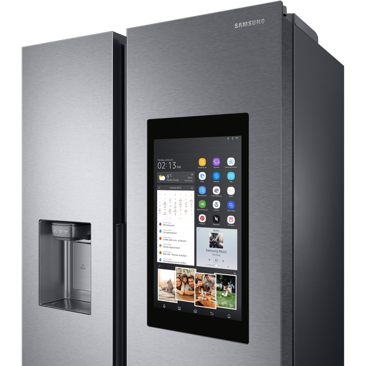 GRADE A2 - Samsung RS68N8941SL 613 Litre American Style Fridge Freezer Touchscreen 2 Door 91cm Wide - Silver