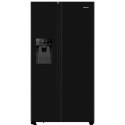 A2/RS694N4TBE Refurbished Hisense RS694N4TBE 562 Litre Frost Free American Fridge Freezer Black