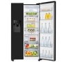 Refurbished Hisense RS694N4TBE 562 Litre Frost Free American Fridge Freezer Black