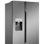 GRADE A2 - Hisense RS694N4TD1 Side-by-side American Fridge Freezer With Non Plumbed Ice & Water Dispenser - Silver