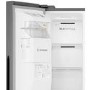 GRADE A2 - Hisense RS694N4TD1 Side-by-side American Fridge Freezer With Non Plumbed Ice & Water Dispenser - Silver