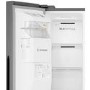 Refurbished Hisense 535 Litre American Fridge Freezer - Silver