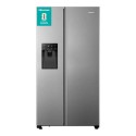 RS694N4TIE Hisense 562 Litre Freestanding American Fridge Freezer -  Stainless Steel