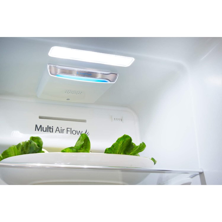 Refurbished Hisense RS696N4II1 Freestanding 535 Litre 50/50 American Fridge Freezer Stainless Steel