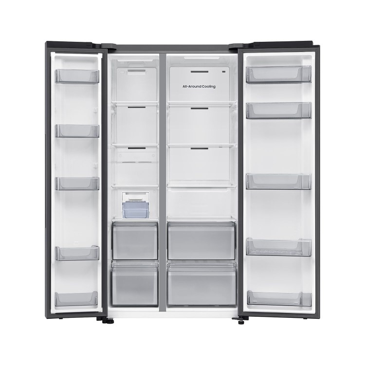 Samsung Series 6 659 Litre Side-By-Side American Fridge Freezer - Silver