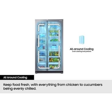 Samsung Series 6 659 Litre Side-By-Side American Fridge Freezer - Silver