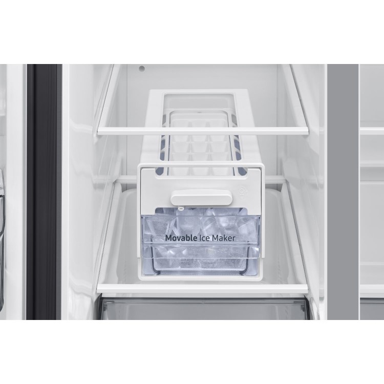 Samsung Series 7 634 Litre Side-By-Side American Fridge Freezer - Silver
