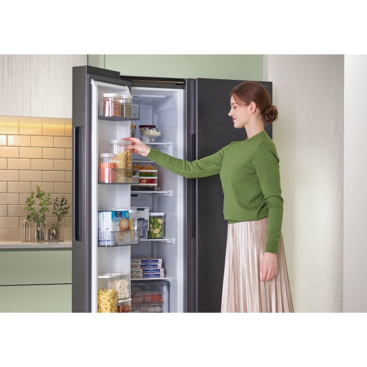Samsung Series 7 634 Litre Side-By-Side American Fridge Freezer - Silver