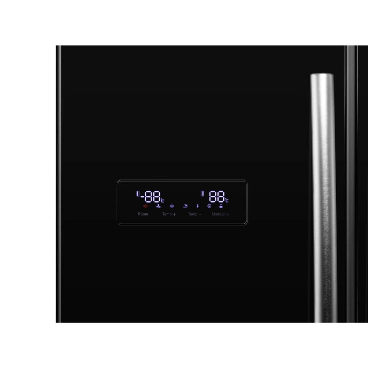 Hisense RS723N4WB1 Frost Free Side By Side American Fridge Freezer - Black