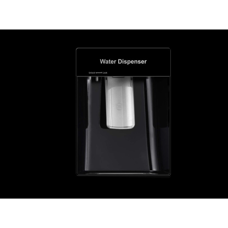 Hisense RS723N4WB1 Frost Free Side By Side American Fridge Freezer - Black